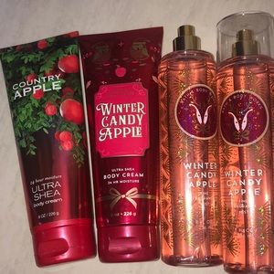 SET winter candy apple